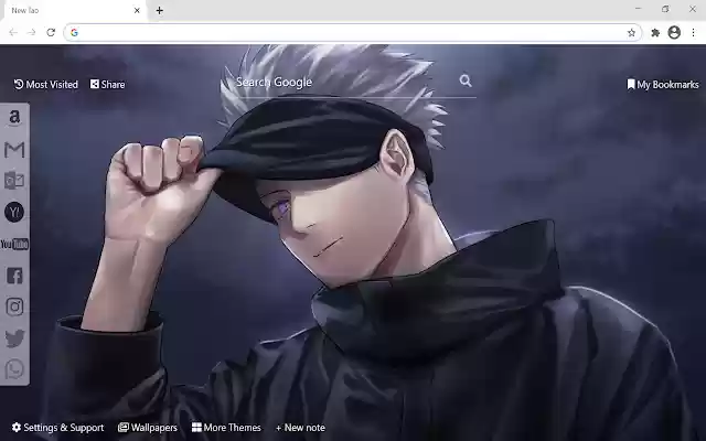 Jujutsu Kaisen Anime Wallpaper HD Tab Baharu daripada kedai web Chrome untuk dijalankan dengan OffiDocs Chromium dalam talian