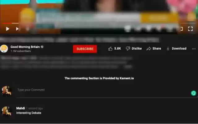 Kament.io Enable Youtube Comments from Chrome web store to be run with OffiDocs Chromium online Kament.io Enable Youtube Comments from Chrome web store to be run with OffiDocs Chromium online