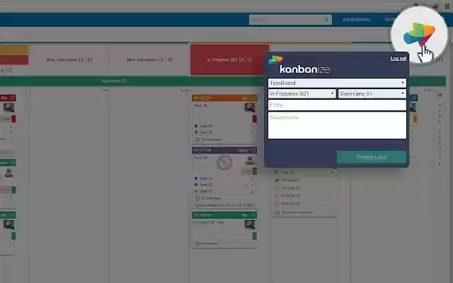 Kanbanize  from Chrome web store to be run with OffiDocs Chromium online