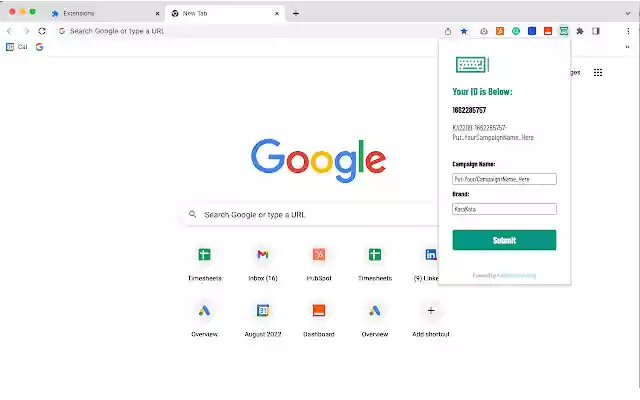 Kata Kata ID Generator  from Chrome web store to be run with OffiDocs Chromium online