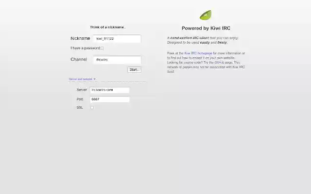 Kiwi IRC  from Chrome web store to be run with OffiDocs Chromium online Kiwi IRC  from Chrome web store to be run with OffiDocs Chromium online