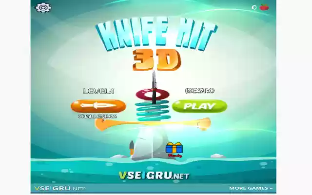 KNIFE HIT 3D GU07 de Chrome web store para ejecutarse con OffiDocs Chromium en línea