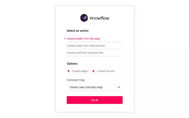 KnowFlow  from Chrome web store to be run with OffiDocs Chromium online