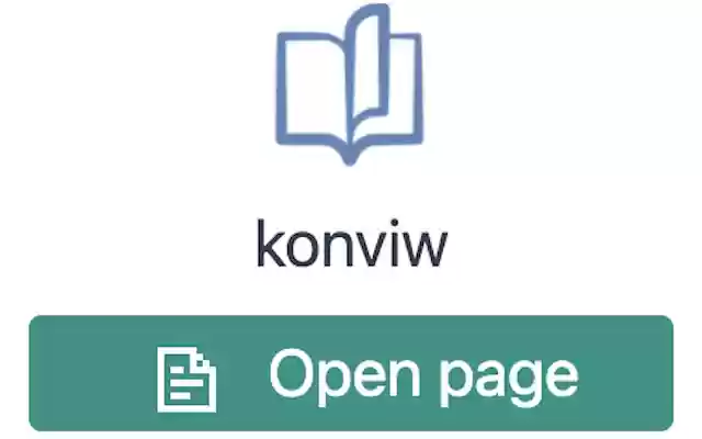 konviw WebExt  from Chrome web store to be run with OffiDocs Chromium online