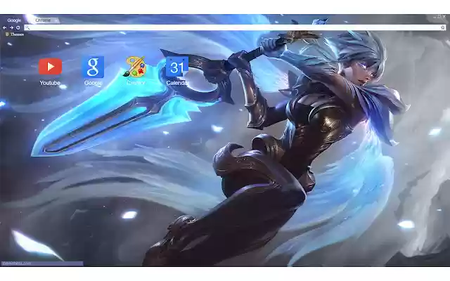 League of Legends Dawnbringer Riven 1920x1080 uit de Chrome-webwinkel voor gebruik met OffiDocs Chromium online