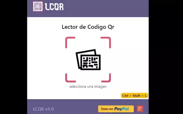 Lector Codigo Qr  from Chrome web store to be run with OffiDocs Chromium online