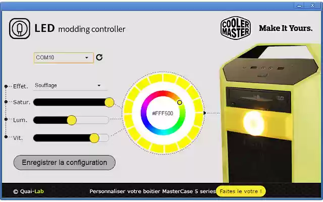 LED modding controller  from Chrome web store to be run with OffiDocs Chromium online