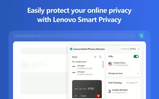 Los servicios de privacidad inteligentes de Lenovo de la tienda web Chrome se ejecutarán con OffiDocs Chromium en línea