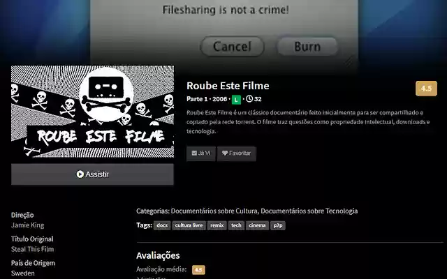 Libreflix App  from Chrome web store to be run with OffiDocs Chromium online