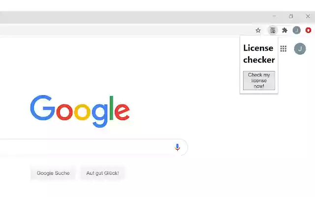 License checker  from Chrome web store to be run with OffiDocs Chromium online