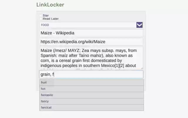 LinkLocker Private Bookmarking from Chrome web store to be run with OffiDocs Chromium online LinkLocker Private Bookmarking from Chrome web store to be run with OffiDocs Chromium online