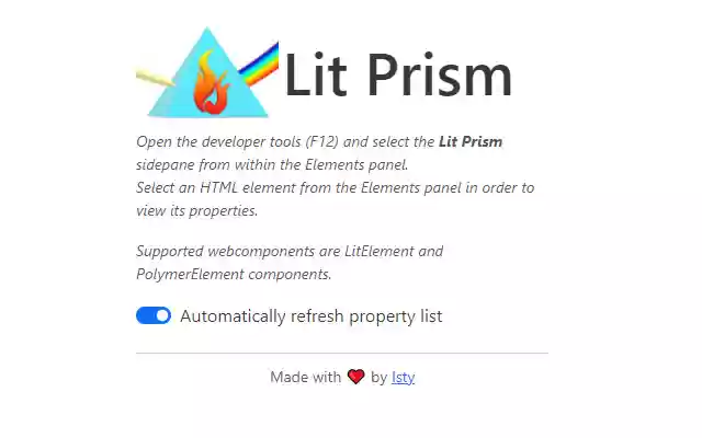 Lit Prism din magazinul web Chrome va fi rulat cu OffiDocs Chromium online