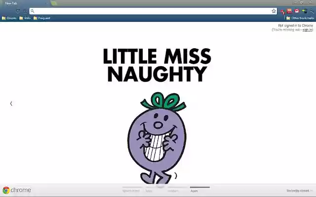 Little Miss Naughty din magazinul web Chrome va fi rulat cu OffiDocs Chromium online