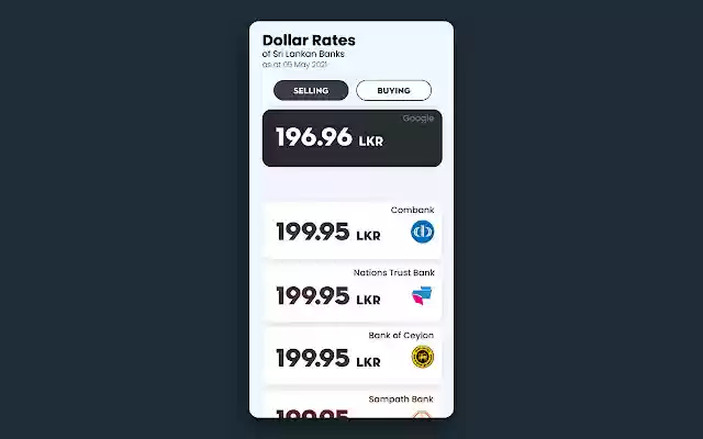 LK Bank USD Rates from Chrome web store to be run with OffiDocs Chromium online LK Bank USD Rates from Chrome web store to be run with OffiDocs Chromium online