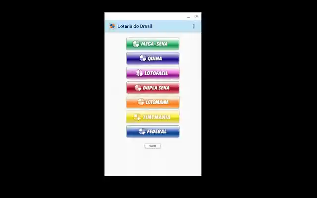 Loteria do Brasil  from Chrome web store to be run with OffiDocs Chromium online