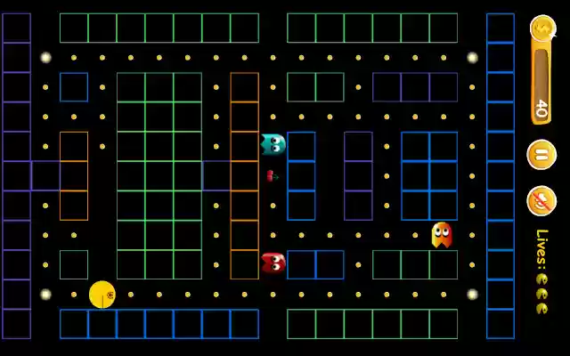 Loving Pacman  from Chrome web store to be run with OffiDocs Chromium online