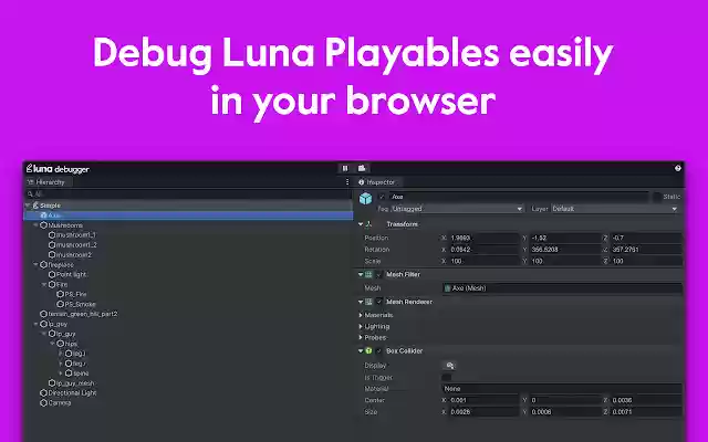 Luna Debugger from Chrome web store to be run with OffiDocs Chromium online Luna Debugger from Chrome web store to be run with OffiDocs Chromium online
