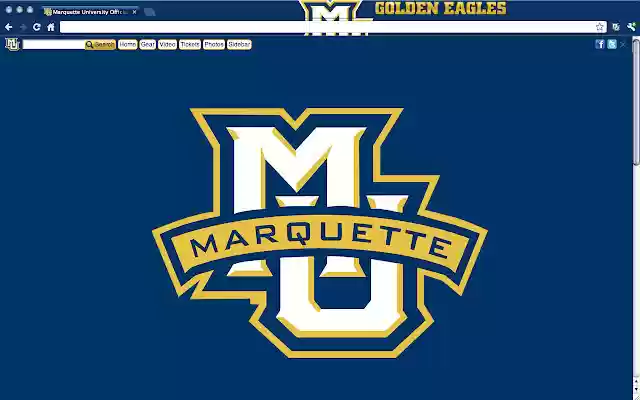 Marquette University Theme  from Chrome web store to be run with OffiDocs Chromium online