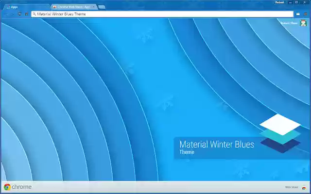 Material Winter Blues  from Chrome web store to be run with OffiDocs Chromium online