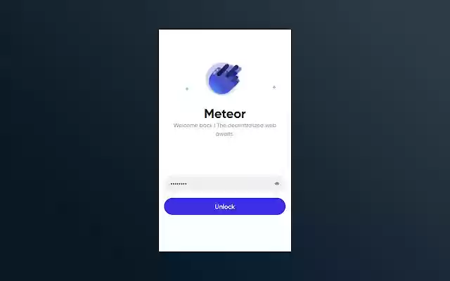 Meteor Wallet  from Chrome web store to be run with OffiDocs Chromium online