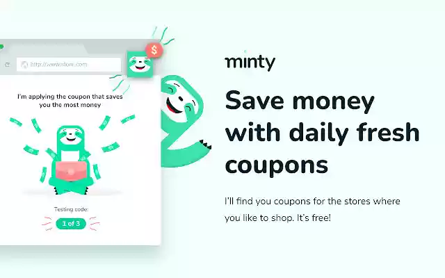 Minty: A fresh way to shop  from Chrome web store to be run with OffiDocs Chromium online