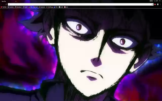 Mob Psycho 100 Theme "Rage"  from Chrome web store to be run with OffiDocs Chromium online