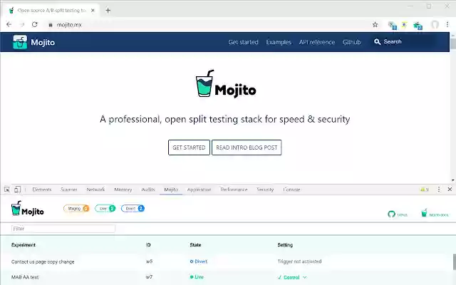 Mojito Chrome Inspector  from Chrome web store to be run with OffiDocs Chromium online