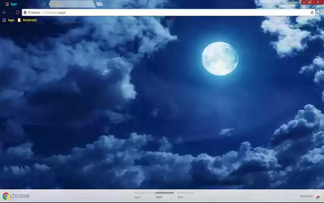 Moon Nature Night Sky  from Chrome web store to be run with OffiDocs Chromium online