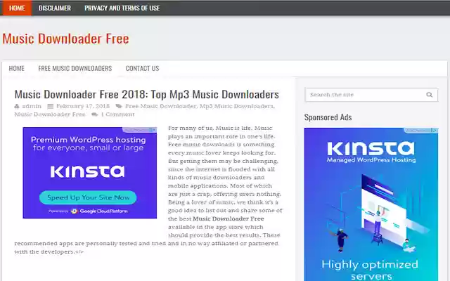 Music Downloader Gratuito dal Chrome Web Store da eseguire con OffiDocs Chromium online