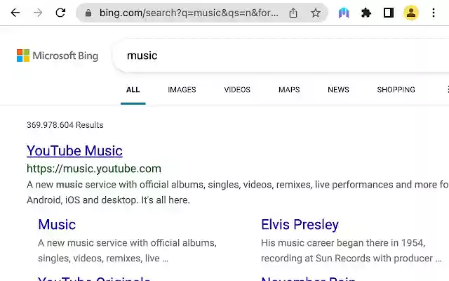 Music Stream Links | Default Search  from Chrome web store to be run with OffiDocs Chromium online