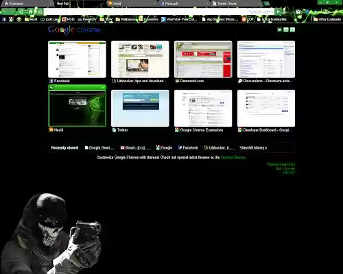 Tema MW2 dari toko web Chrome untuk dijalankan dengan OffiDocs Chromium online