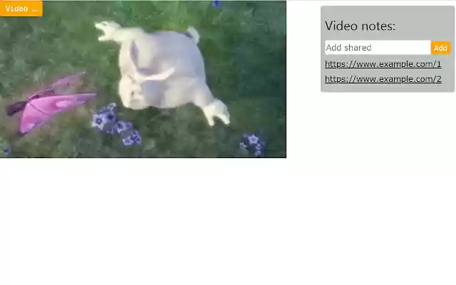 MyVideoNotes from Chrome web store to be run with OffiDocs Chromium online MyVideoNotes from Chrome web store to be run with OffiDocs Chromium online