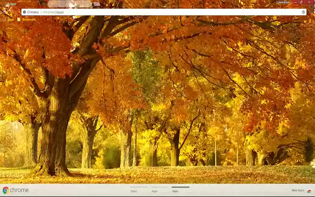 Nature Fall  from Chrome web store to be run with OffiDocs Chromium online