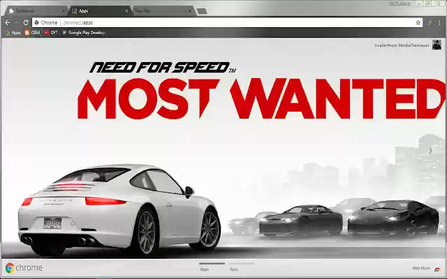 Need For Speed ​​Most Wanted Super Racing Car dal negozio web Chrome da eseguire con OffiDocs Chromium online