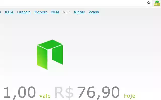 NEO Hoje  from Chrome web store to be run with OffiDocs Chromium online