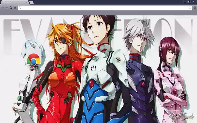 El tema Neon Genesis Evangelion de la tienda web de Chrome se ejecutará con OffiDocs Chromium en línea