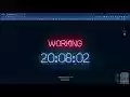 Neon work clock newtab  from Chrome web store to be run with OffiDocs Chromium online