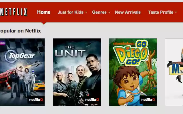 netflixQ  from Chrome web store to be run with OffiDocs Chromium online