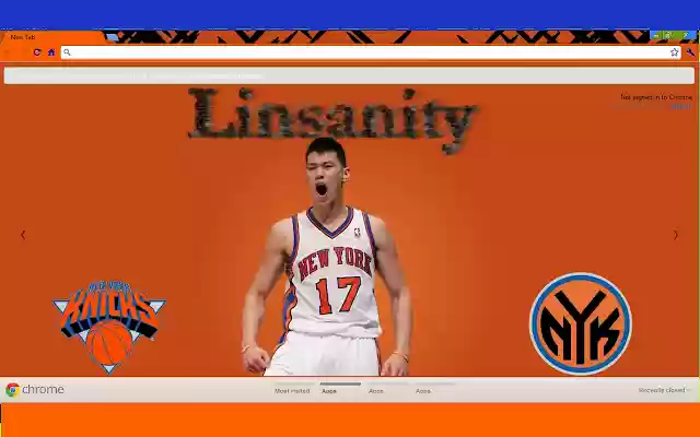 New York Knicks Linsanity van de Chrome-webwinkel om te worden uitgevoerd met OffiDocs Chromium online