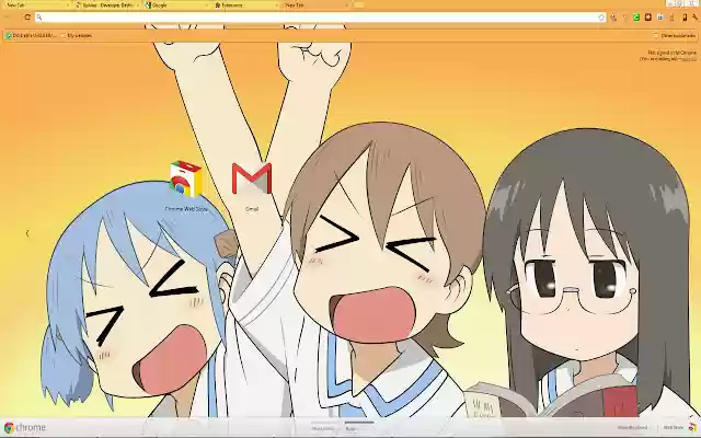 Nichijou  from Chrome web store to be run with OffiDocs Chromium online