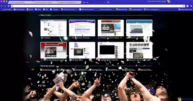 Official KU Basketball Theme from Chrome web store to be run with OffiDocs Chromium online Official KU Basketball Theme from Chrome web store to be run with OffiDocs Chromium online
