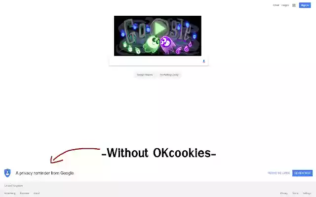 OKcookies aus dem Chrome-Webshop, die mit OffiDocs Chromium online ausgeführt werden sollen