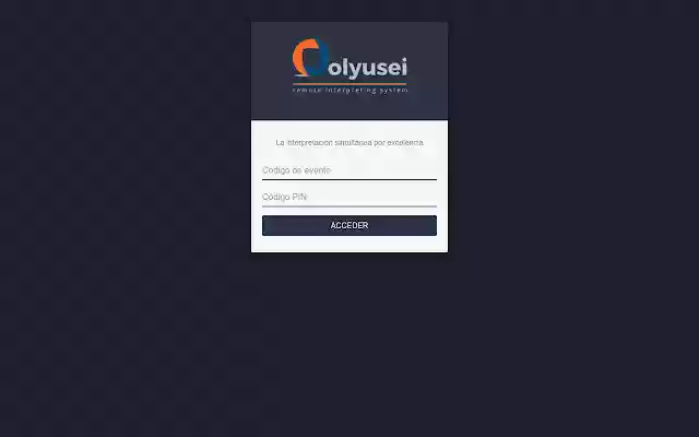 Olyusei Remote Interpreting System  from Chrome web store to be run with OffiDocs Chromium online