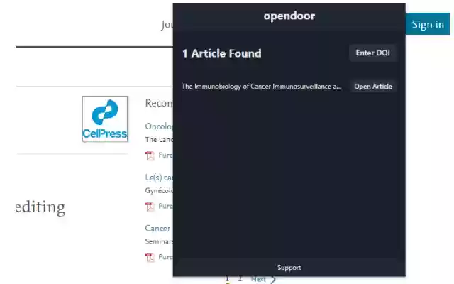 opendoor  from Chrome web store to be run with OffiDocs Chromium online