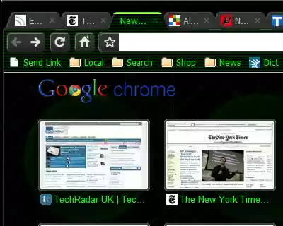 OpticGreen Theme  from Chrome web store to be run with OffiDocs Chromium online