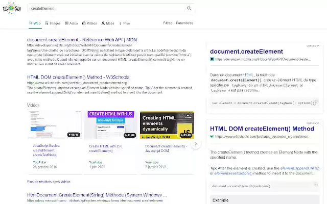 OptiSearch из интернет-магазина Chrome будет работать с OffiDocs Chromium онлайн