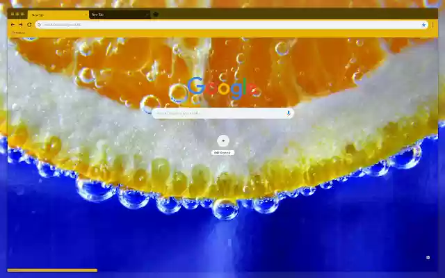 Orange bubble  from Chrome web store to be run with OffiDocs Chromium online