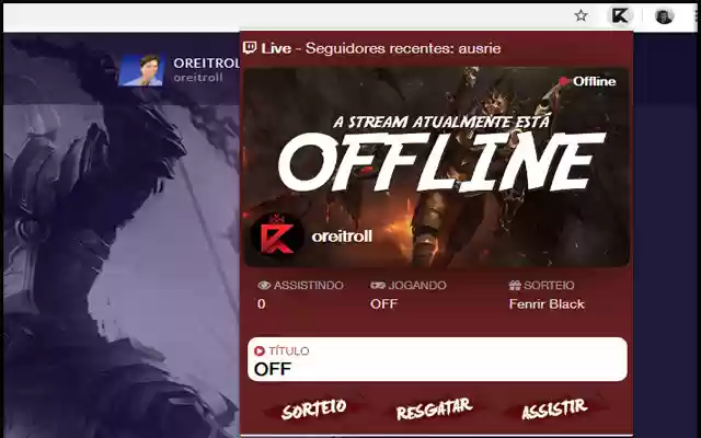 OReiTroll Stream Alert from Chrome web store to be run with OffiDocs Chromium online OReiTroll Stream Alert from Chrome web store to be run with OffiDocs Chromium online
