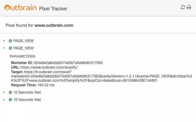 Outbrain Pixel Tracker din magazinul web Chrome va fi rulat cu OffiDocs Chromium online