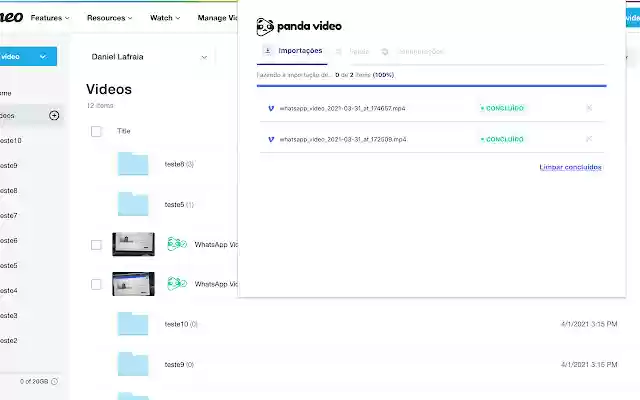 Panda Video aus dem Chrome-Webshop, das mit OffiDocs Chromium online ausgeführt werden soll